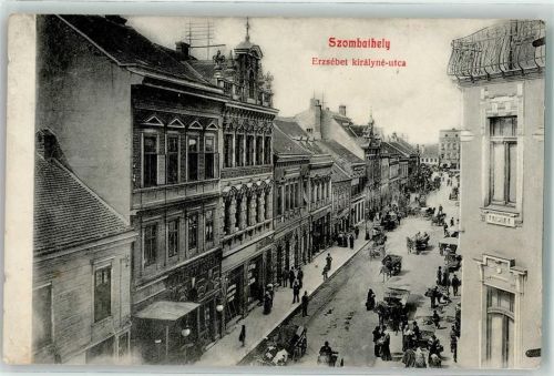 Szombathely 1910 Erzsebet kiralyne utca