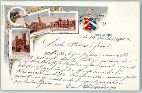 Bradford 1902 Postamt Manningham Park Technical College