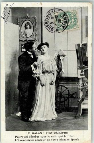 1906 Serie Le Galant Photographe Erotik