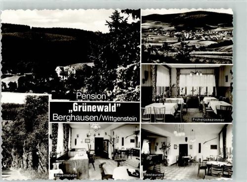 Berghausen Pension Grünewald Gasthaus