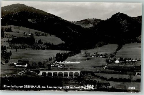 Steinhaus 1954 Gasthaus Weidamnnsheil