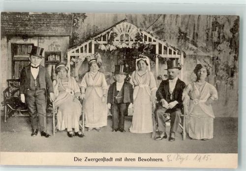 1915 Die Zwergenstadt mit ihren Bewohnern
