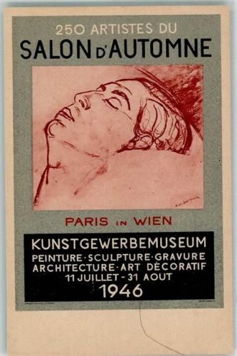 Wien 1946 250 Artistes du Salon d`Automne Ausstellung Paris in Wien + SST
