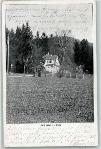 Sanatorium a Hausstein 1919 Fremdenhaus