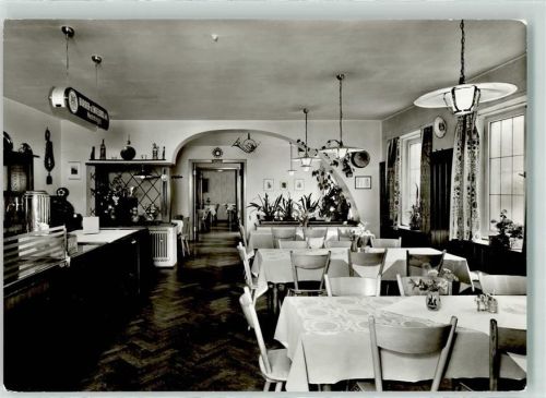Memmingen Hotel-Gasthaus Waldhorn Gastraum Tresen Horn