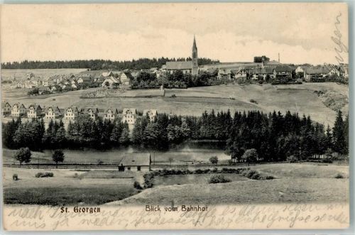 St. Georgen 1913 Vom Bahnhof