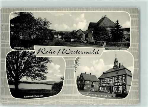 Rehe Krombach-Talsperre Altes Rathaus