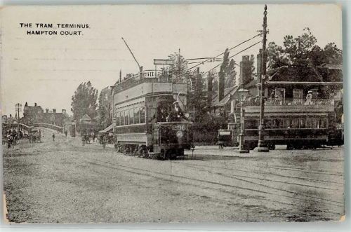 London 1909 Straßenbahn Hampton Court