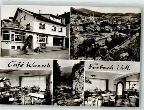 Forbach Cafe Gasthaus Wunsch