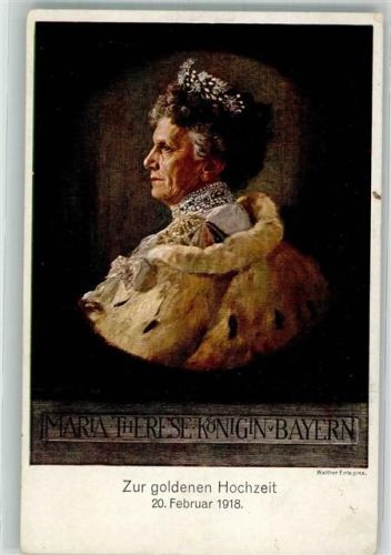 Goldene Hochzeit Maria Therese 1918 Gemälde von Firle AK