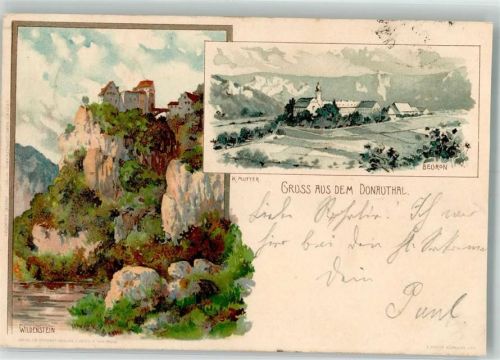 Beuron 1899 sign. Mutter , K. Wendelstein