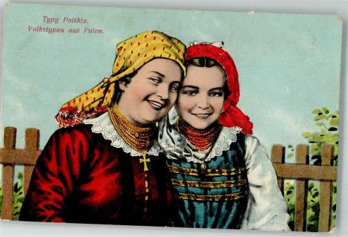 1916 Volkstypen Frauen in Tracht