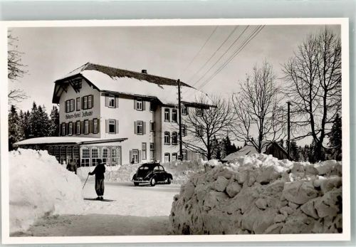 Baiersbronn Winter VW Käfer Hotel Zuflucht
