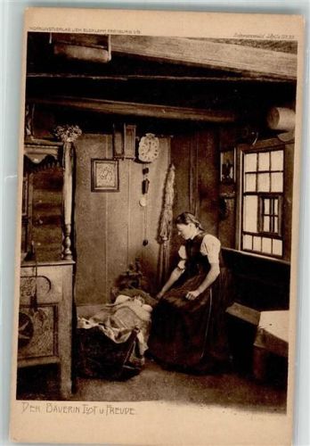 1900 - 1906 Der Bäuerin Lust und Freude Bauernstube Wiege Brauchtum