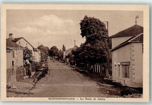 Blondefontaine WK II Stempel la Route de Jussey