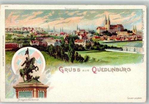 Quedlinburg Sieges- Denkmal Kirche Schloss