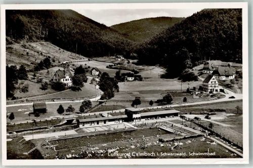 Calmbach Schwimmbad Foto AK