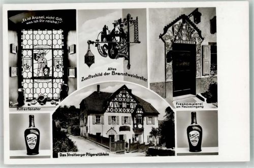 Streitberg Gasthaus Streitberger Pilgerstüblein Ritterfenster Zunftschild