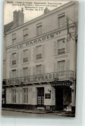 Dreux l`Hotel du Paradis Recommande