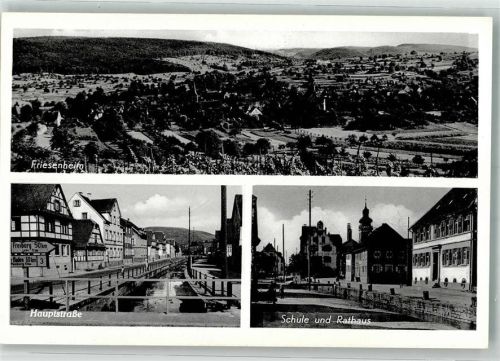 Friesenheim Hauptstrasse Schule Rathaus