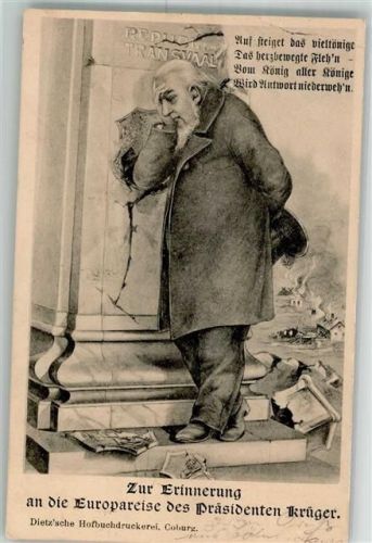 1900 Politik Europareise Präsident Krüger