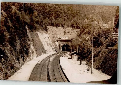 Oberhof Bahnhof Brandleitnertunnel Ort handschriftlich