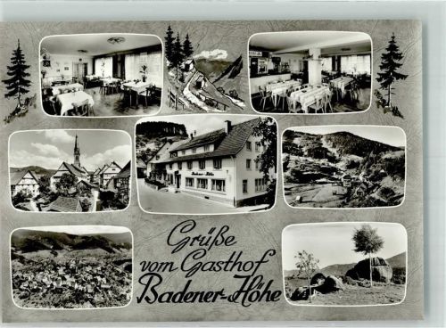 Bermersbach Gasthaus Pension zur Badener Höhe