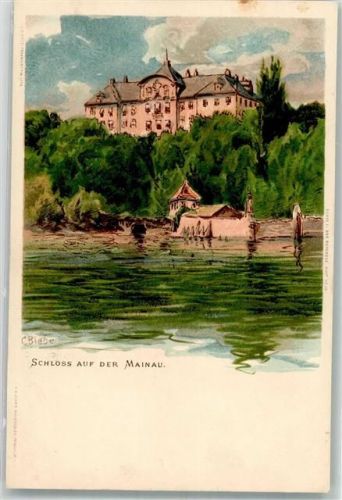 Insel Mainau 1899 Schloss