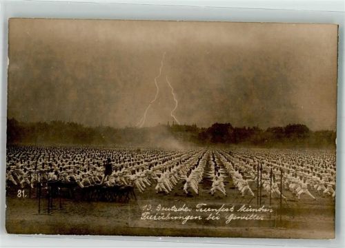 München 1923 Bild 81 Freiübungen bei Gewitter