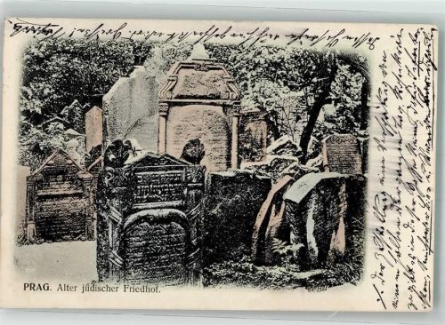Prag 1906 Alter jüdischer Friedhof