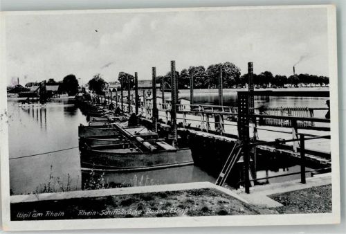 Weil am Rhein Schiffbrücke