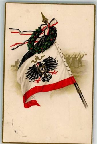 1915 Kriegsflagge Siegeskranz WK I