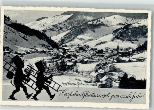 Todtnau Neujahr Winter Schornsteinfeger