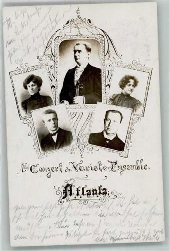1908 Conzert u. Variete Ensemble Atlanta