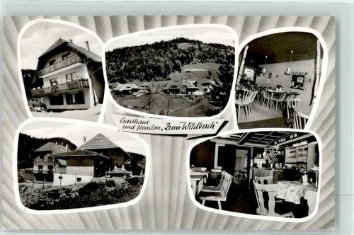 Todtmoos 1969 Gasthaus Pension Zum Wildbach im Ortsteil Glashütte