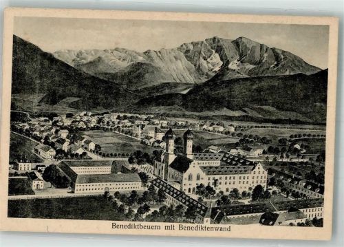 Benediktbeuern 1951 Kloster Kirche