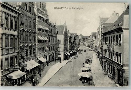 Ingolstadt 1906 Ludwigstrasse