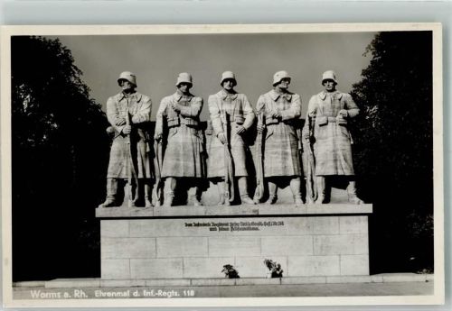 Worms Ehrenmal d. inf.Regiments Nr. 118