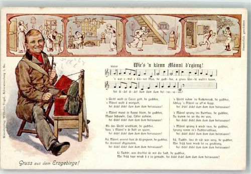 Verlag Wilhelm Vogel Wie`s n klenn Männl D`rgieng Pfeife