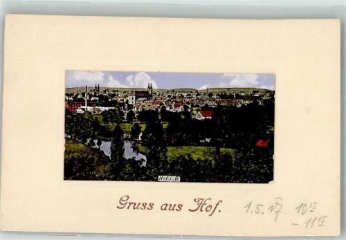 Hof 1917 Hof in Bayern