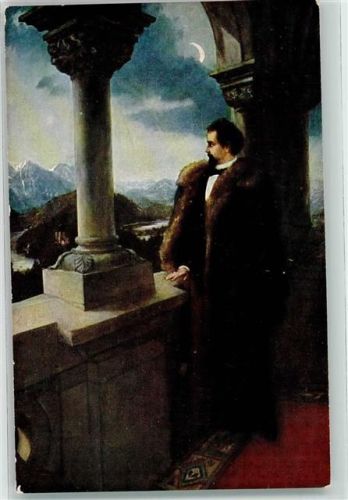 Verlag Hanfstaengl Nr. 13 Der Einsame von Leeke