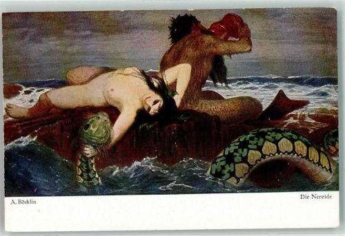 1928 Die Nereide Meerjungfrau Mermaid