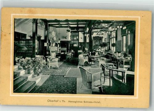 Oberhof 1912 Herzogliches Schloss Hotel