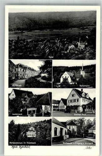 Bad Bocklet 1953 Sanatorium Gasthaus Post Notopfermarke Berlin