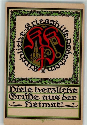 Paderborn Kriegsgefangen Heimkehrkarte Nr. 6 Kriegshilfe
