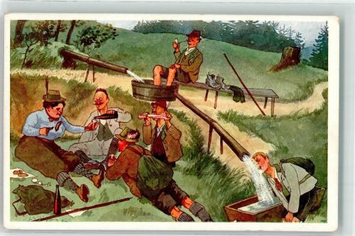 Humor Picknick Wandern Verlag Brüder Kohn 717-2 B.K.W.I.