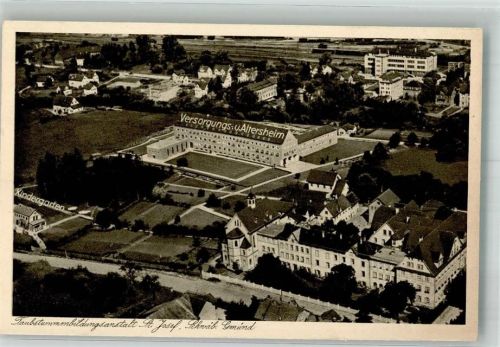 Schwäbisch Gmünd Fliegeraufnahme Taubstummenbildungsanstalt St. Joseph