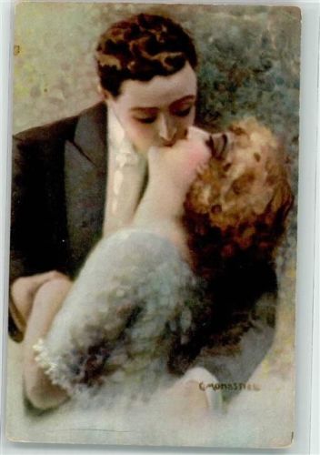 1925 sign. Monestier, C. Liebespaar