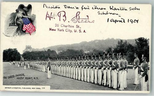 West Point 1901 Uniform Dress Parade Wappen