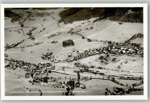 Baiersbronn Fliegeraufnahme Winter Freigegeben d. R.L.M.